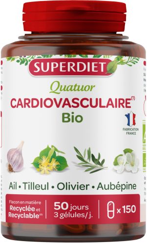 Superdiet cardiovasculaire - a szív és érrendszer támogatására vegán kapszula 150 db