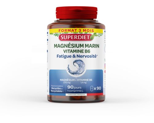 Superdiet tengeri magnézium + b6 vitamin tabletta 90 db