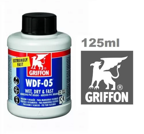 Griffon PVC ragasztó flexi csövekhez WDF-05 125ml