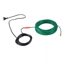   Kerti fűtőkábel növényekhez, 120 W, 20 m, IP68, víz- és porálló, állandó 45 °C, 6 W/m, kültéri-beltéri