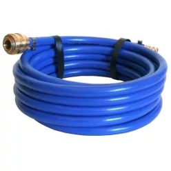   Kompresszor tömlő, Strend Pro Airtool PU007, kék, 10 m, 8 x 14 mm, 3/8" csatlakozó, 8 bar, BASF PU, pneumatikus szerszámokhoz (TC115396)