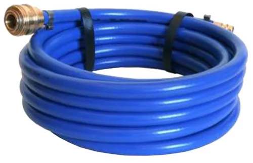Kompresszor tömlő, Strend Pro Airtool PU007, kék, 10 m, 8 x 14 mm, 3/8" csatlakozó, 8 bar, BASF PU, pneumatikus szerszámokhoz (TC115396)