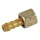 Gázcsatlakozó, Meva NP01017, 0,8 cm, egyutas, G3/8 balmenetes menet, LPG-hez, gázkészülékekhez