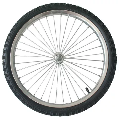 Kétkerekű kocsi kerék, Strend Pro Optimus kocsihoz, fekete, átmérő: 51 cm, szélesség: 5 cm, felfújható, fém felni