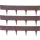 Kerti paliszád, Strend Pro Garden RattanPalisade, sötétbarna, 80 x 29,5 cm, összekapcsolható, 240 cm hossz, formázható, rugalmas műanyag, UV-álló, 3 panel/csomag