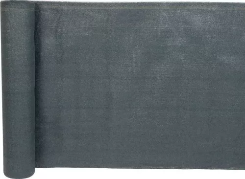 Árnyékoló háló medence fölé, kerítésre, Strend Pro Garden, 1,8 x 50 m, antracit, HDPE, 150 g/m², 90% árnyékolás, UV-álló