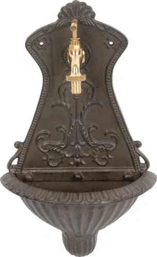 Falikút, Strend Pro Garden LT-H20680, 25 x 11,5 x 41,5 cm, barna, alumínium, időjárásálló, könnyen összeszerelhető