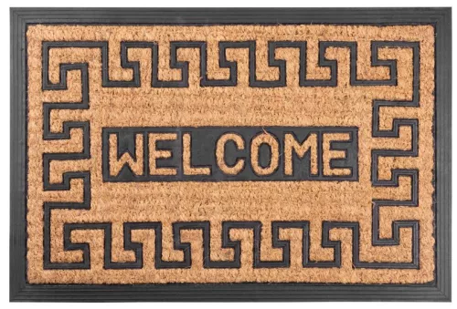 MagicHome RBB 110 lábtörlő - Welcome, 40 x 60 cm, barna
