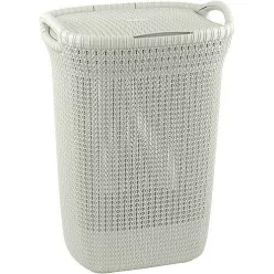   Curver® KNIT 3676 szennyestartó kosár - krémszín, 57 literes
