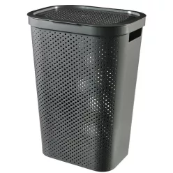   Curver® Infinity szennyestartó kosár - antracit, 60 literes