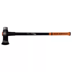   Hasítófejsze, Strend Pro Garden Everest LSA ALU, fekete/narancssárga, 2500 g, 90 cm, üvegszálas nyél, acél fej, Multi-Neck technológia