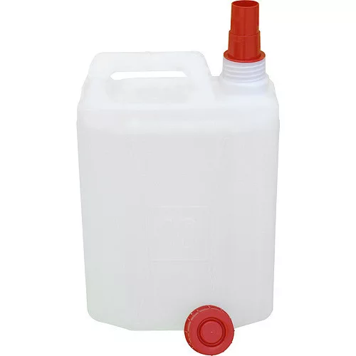 Üzemanyagkanna, ICS M82230, 30 l, fehér, műanyag, csavaros kupakkal, kiöntőcsővel, folyadékhoz, vegyszerhez és üzemanyaghoz