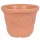 Műanyag virágcserép, Prosperplast Sunny, terrakotta, átmérő: 40 cm, magasság: 30,7 cm, napraforgó minta, 22 l, kerek