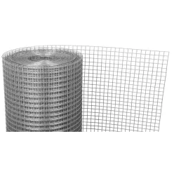   Ponthegesztett háló, Strend Pro Garden ZN, ezüst, 100 cm x 25 m, rácsméret: 12 x 12 mm, drótvastagság: 0,8 mm, horganyzott, négyzetrács