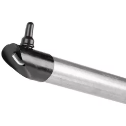   Kerítésoszlop merevítő, Strend Pro Garden Metaltec ZN, ezüst, 150 cm, átmérő: 38 mm, kerek, horganyzott acél