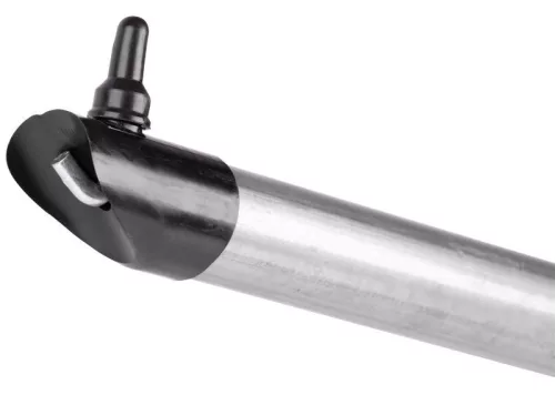Kerítésoszlop merevítő, Strend Pro Garden Metaltec ZN, ezüst, 150 cm, átmérő: 38 mm, kerek, horganyzott acél