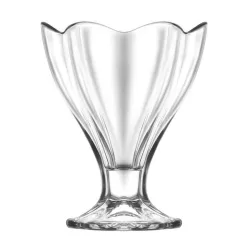   Desszertes pohár készlet, LAV Lily, 250 ml, 6 db, 10 x 12,7 cm, átlátszó, üveg