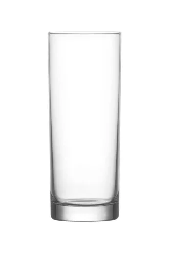 Ivópohár készlet, LAV Liberty, 360 ml, 6 db, 6,4 x 16 cm, átlátszó, üveg, karcsú forma, vízhez