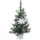  MagicHome műfenyő, feldíszített, ezüst, virág, 50 cm