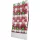 MagicHome karácsonyi gömbök, 14 db, piros-fehér, díszített, karácsonyfára, 8 cm