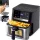 Air Fryer forrólevegős sütő, Berdsen BD-655, 6,5 l, ezüst/fekete, olaj nélküli sütés, érintőkijelzős, 8 programos, ablakos kosár, LED világítás, 1700 W