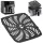Rácsos tálca Berdsen BD-655 és BD-662 típusú Air Fryer forrólevegős sütőhöz, rozsdamentes, tapadásmentes, 24 x 22,5 cm