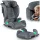 Autósülés, Nukido Louis, világosszürke, 15–36 kg / 100–150 cm, Isofix, i-Size (ECE R129), 12 fokozatú fejtámla, 2 fokozatú döntés, mosható huzat, oldalsó védelem