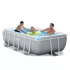   INTEX MetalPrism Set négyszögletű medence 300 x 175 x 80 cm (26784)