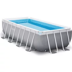   INTEX MetalPrism Set négyszögletű medence 400 x 200 x 100 cm (26788)
