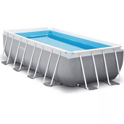 INTEX MetalPrism Set négyszögletű medence 400 x 200 x 122 cm (26790NP)