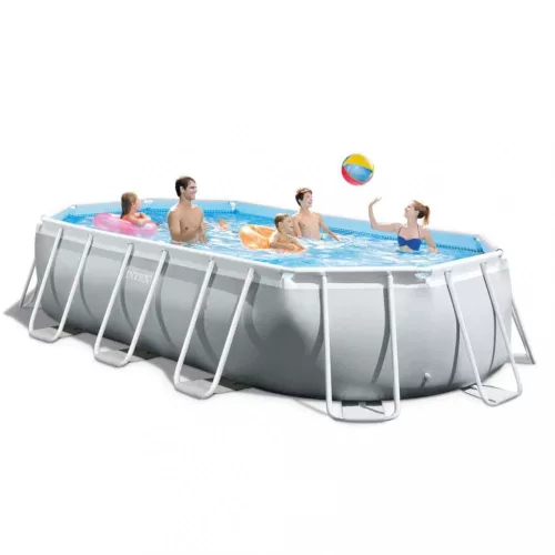 INTEX MetalPrism Set ovális medence 503 x 274 x 122cm (26796)