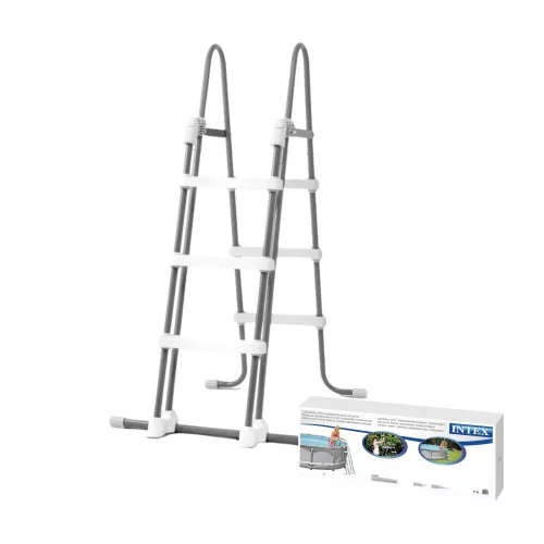 INTEX Biztonsági medence létra 3 fokos 91-107cm magas medencékhez (28075)
