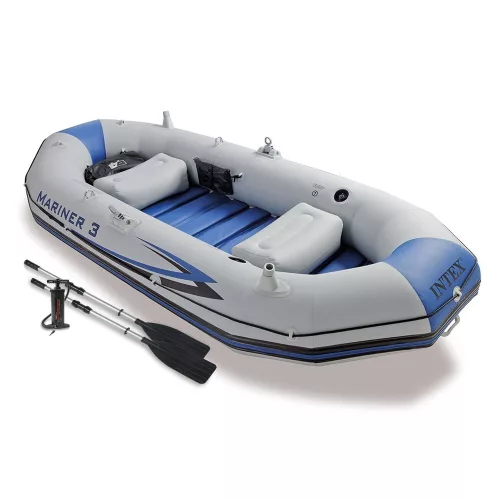 INTEX Mariner 3 felfújható tengeri gumicsónak szett (3 személyes) 297 x 127 x 46cm (68373)