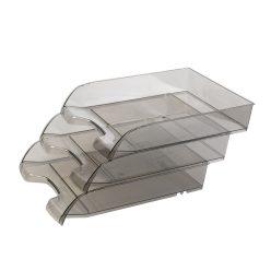   Irattálca műanyag 550 extra széles 345x270x67mm, Bluering®, füst