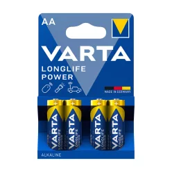 Elem AA ceruza LR06 Longlife Power 4 db/csomag, Varta