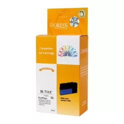 Utángyártott Hp 711XL/CZ130A tintapatron cyan ORINK
