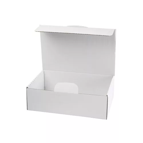 Irattári doboz A4, 375x250x115mm, mindkét oldalán fehér Bluering®