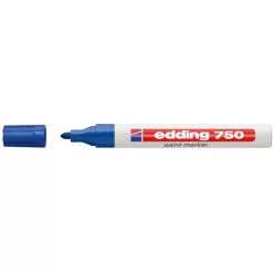 Lakkmarker 2-4mm, kerek Edding 750 kék