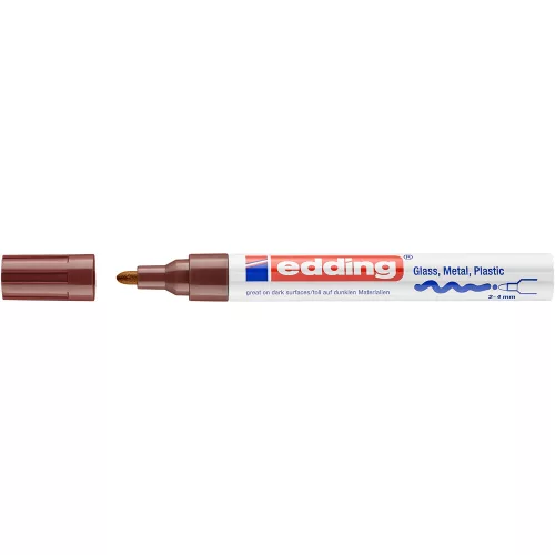 Lakkmarker 2-4mm, kerek Edding 750 barna