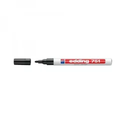Lakkmarker 1-2mm, kerek Edding 751 fekete