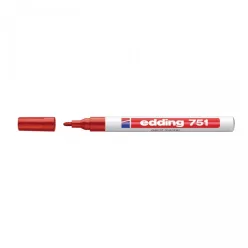 Lakkmarker 1-2mm, kerek Edding 751 piros