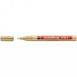 Lakkmarker 1-2mm, kerek Edding 751 arany