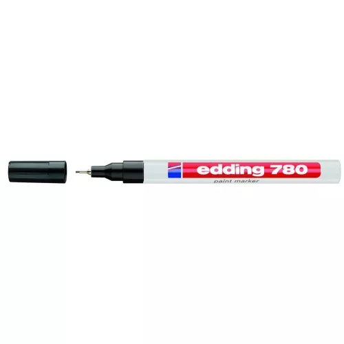 Lakkmarker 0,8mm, kerek Edding 780 fekete