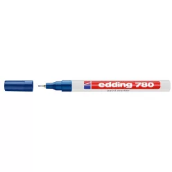 Lakkmarker 0,8mm, kerek Edding 780 kék