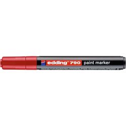 LAKKMARKER 2-3MM, KEREK EDDING 790 PIROS