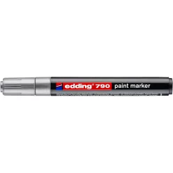 Lakkmarker 2-3mm, kerek Edding 790 ezüst