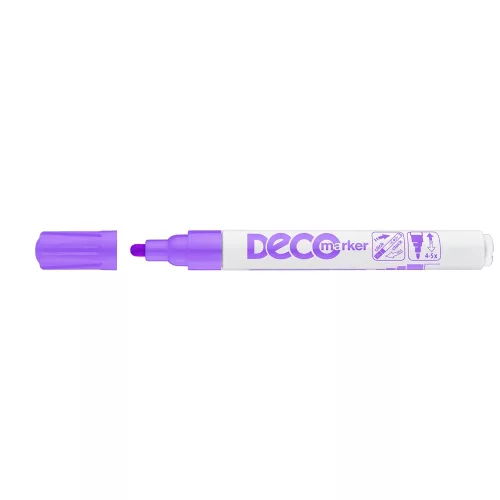 Lakkmarker, decomarker 2-4mm, kerek Ico lila