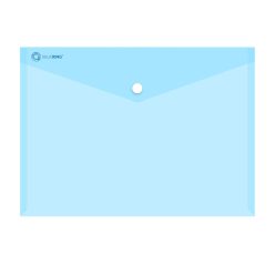   Irattartó tasak A4, PP patentos Bluering® transzparens kék