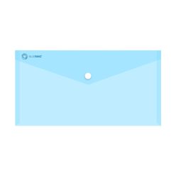   Irattartó tasak DL 'csekk' patentos PP Bluering® transzparens kék