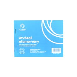   Átvételi elismervény A6, 50x3lapos B.13-67/A/VX Bluering®